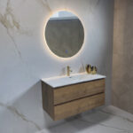 Badkamerspiegel 120cm LED, touch knop, anti-condens - Afbeelding 3
