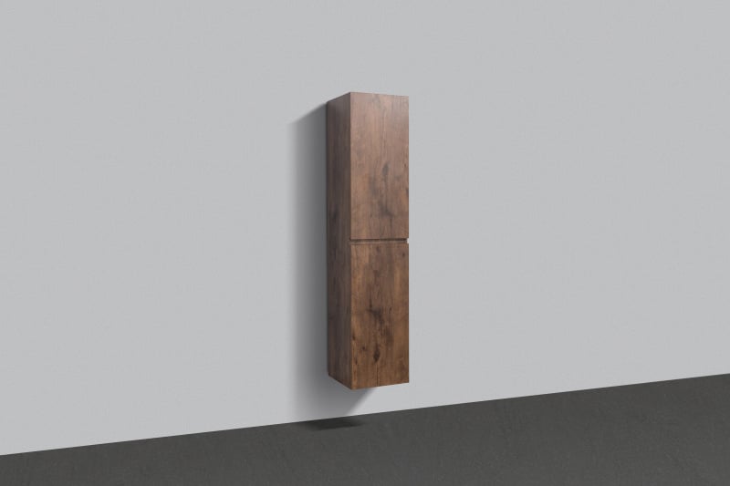 by-goof-kolomkast-tieme-mat-donker-eiken-160x35x35 Kolomkast Tieme mat donker eiken 160x35x35cm - Afbeelding 1