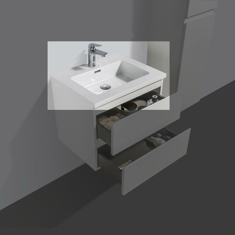 by-goof-mineraalmarmer-wastafel-tieme-wit-60-cm-me Mineraalmarmer wastafel Tieme wit 60 cm met kraangat - Afbeelding 1