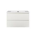 Onderkast badkamermeubel Tieme hoogglans wit 80x50x48cm