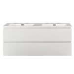 Onderkast badkamermeubel Tieme hoogglans wit 120x50x48cm