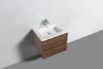 Onderkast badkamermeubel Tieme mat donker eiken 100x50x48cm - Afbeelding 2