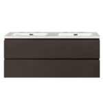 Onderkast badkamermeubel Tieme mat grijs 120x50x48cm
