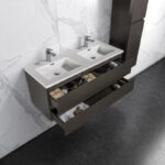 Onderkast badkamermeubel Tieme mat grijs 120x50x48cm - Afbeelding 2