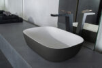 Solid surface waskom Maud antraciet EXT - Afbeelding 2