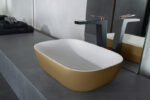 Solid surface waskom Maud goud EXT - Afbeelding 2
