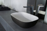 Solid surface waskom Maud zwart EXT - Afbeelding 2