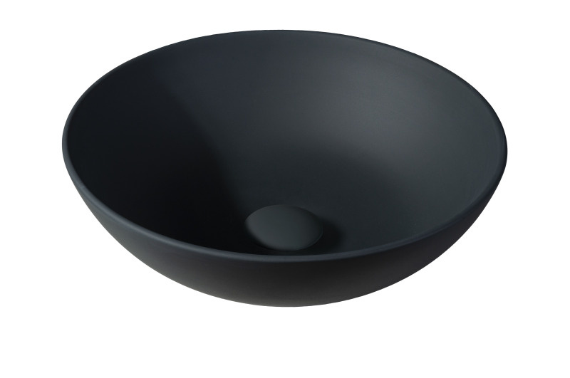 by-goof-solid-surface-waskom-sanne-antraciet Solid surface waskom Sanne antraciet - Afbeelding 1