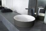 Solid surface waskom Tess grijs EXT - Afbeelding 2