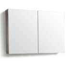 Spiegelkast Tieme mat donker eiken 100x70x16cm
