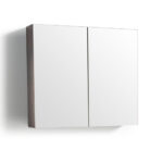 Spiegelkast Tieme mat donker eiken 80x70x16cm