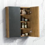 Spiegelkast Tieme mat eiken 60x70x16cm