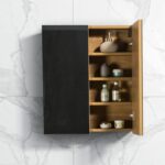 Spiegelkast Tieme mat eiken 60x70x16cm - Afbeelding 2